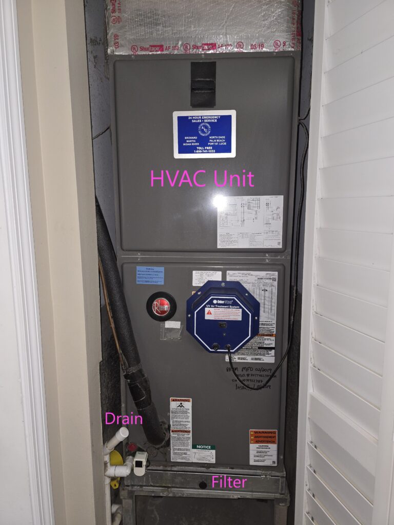 Interior HVAC Unit
